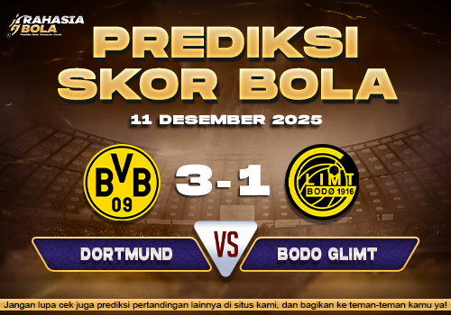Prediksi Skor Bola Dortmund vs Bodo Glimt 11 Desember 2025