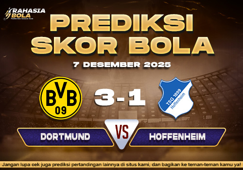 Prediksi Skor Bola Dortmund vs Hoffenheim 7 Desember 2025