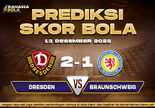 Prediksi Skor Bola Dresden vs Braunschweig 13 Desember 2025