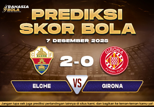 Prediksi Skor Bola Elche vs Girona 7 Desember 2025