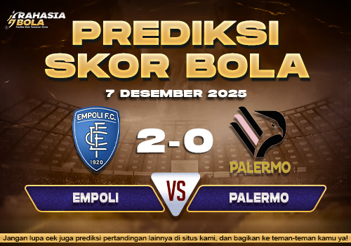 Prediksi Skor Bola Empoli vs Palermo 7 Desember 2025