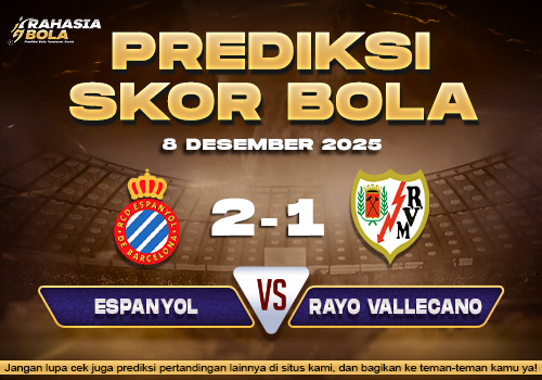 Prediksi Skor Bola Espanyol vs Rayo Vallecano 8 Desember 2025