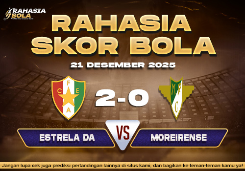 Prediksi Skor Bola Estrela Da vs Moreirense 21 Desember 2025