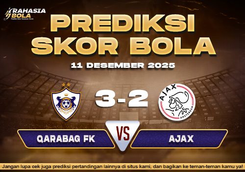 Prediksi Skor Bola FK Qarabag vs Ajax 11 Desember 2025