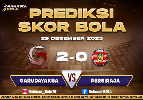 Prediksi Skor Bola Garudayaksa vs Persiraja 29 Desember 2025