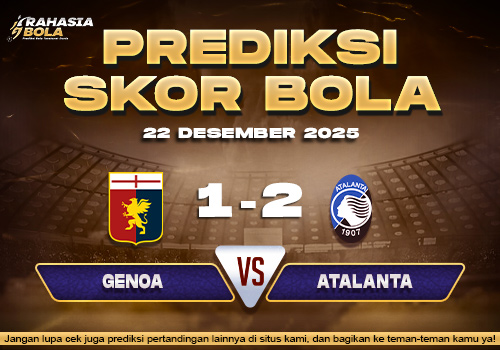 Prediksi Skor Bola Genoa vs Atalanta 22 Desember 2025
