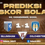 Prediksi Skor Bola Gillingham vs Colchester 30 Desember 2025