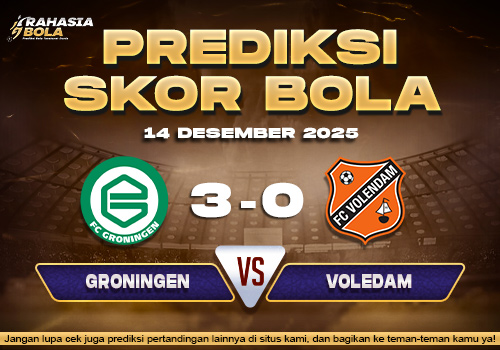 Prediksi Skor Bola Groningen vs Volendam 14 Desember 2025