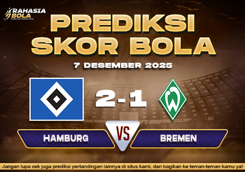 Prediksi Skor Bola Hamburg vs Werder Bremen 7 Desember 2025