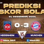 Prediksi Skor Bola Heidenheim vs Munchen 21 Desember 2025