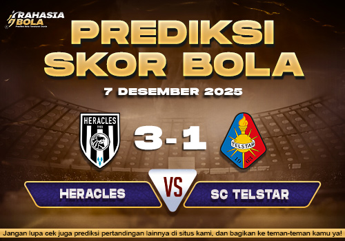 Prediksi Skor Bola Heracles vs Telstar 7 Desember 2025