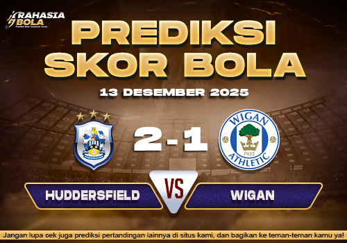 Prediksi Skor Bola Huddersfield vs Wigan 13 Desember 2025