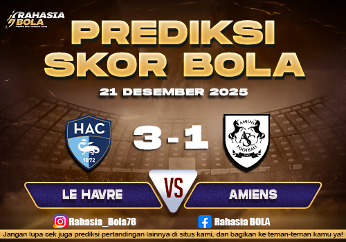 Prediksi Skor Bola Le Havre vs Amiens 21 Desember 2025