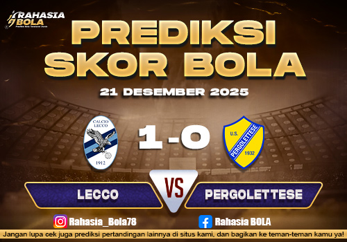 Prediksi Skor Bola Lecco vs US Pergolettese 21 Desember 2025