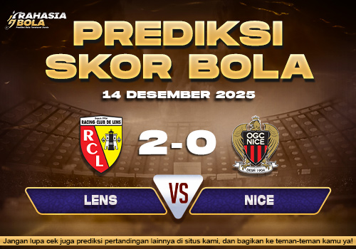 Prediksi Skor Bola Lens vs Nice 14 Desember 2025