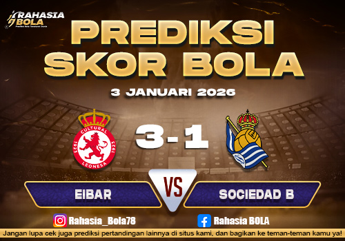 Prediksi Skor Bola Leonesa vs Sociedad B 3 Januari 2026