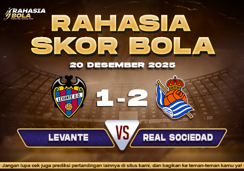 Prediksi Skor Bola Levante vs Real Sociedad 20 Desember 2025