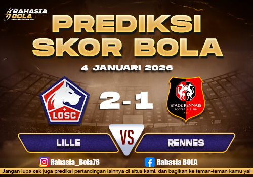 Prediksi Skor Bola Lille vs Rennes 4 Januari 2026