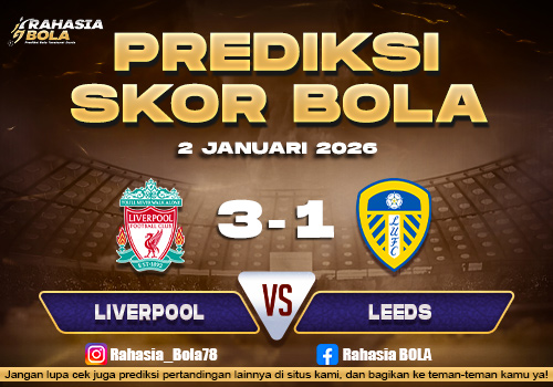 Prediksi Skor Bola Liverpool vs Leeds 2 Januari 2026