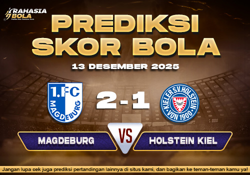 Prediksi Skor Bola Magdeburg vs Holstein 13 Desember 2025