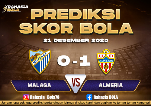Prediksi Skor Bola Malaga vs Almeria 21 Desember 2025