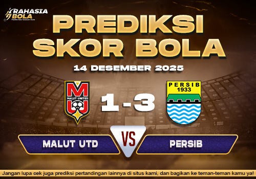 Prediksi Skor Bola Malut Utd vs Persib 14 Desember 2025
