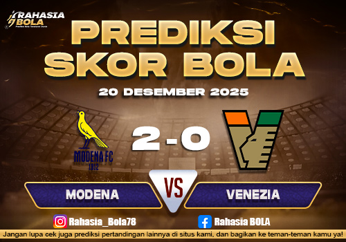 Prediksi Skor Bola Modena vs Venezia 20 Desember 2025