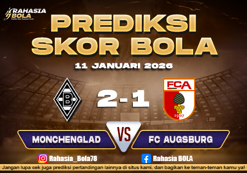 Prediksi Skor Bola Moncheng vs Augsburg 11 Januari 2026