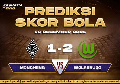 Prediksi Skor Bola Moncheng vs Wolfsburg 13 Desember 2025