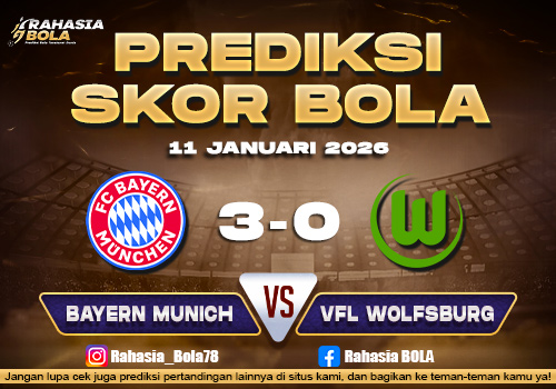 Prediksi Skor Bola Munchen vs Wolfsburg 11 Januari 2026