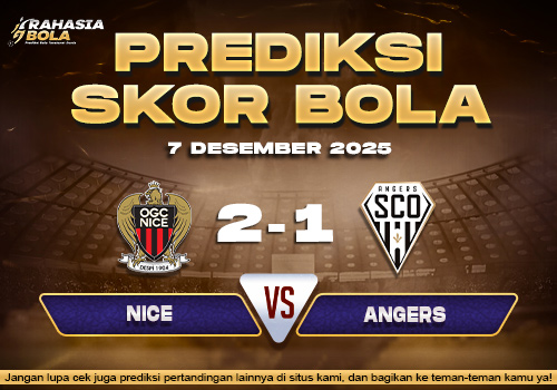 Prediksi Skor Bola Nice vs Angers 7 Desember 2025