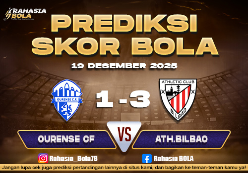 Prediksi Skor Bola Ourense vs Ath.Bilbao 19 Desember 2025