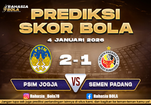 Prediksi Skor Bola PSIM vs Semen Padang 4 Januari 2026