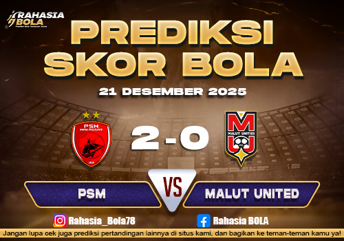 Prediksi Skor Bola PSM Makassar vs Malut Utd 21 Desember 2025