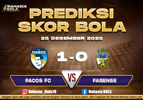 Prediksi Skor Bola Pacos FC vs Farense 28 Desember 2025