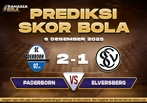 Prediksi Skor Bola Paderborn vs Elversberg 6 Desember 2025