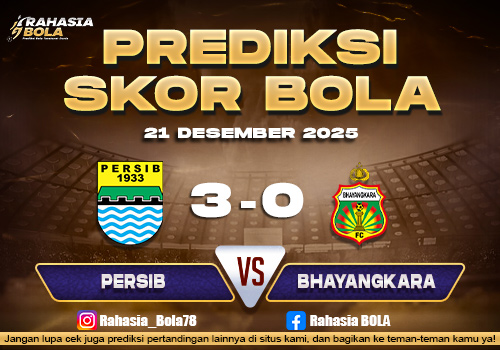 Prediksi Skor Bola Persib vs Bhayangkara FC 21 Desember 2025