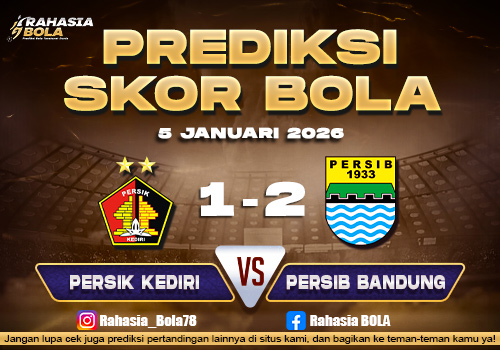 Prediksi Skor Bola Persik vs Persib 5 Januari 2026