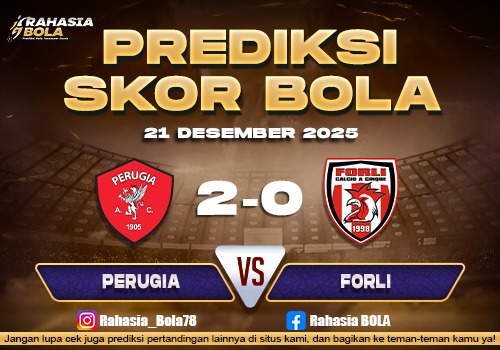 Prediksi Skor Bola Perugia vs Forli 21 Desember 2025