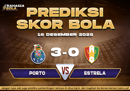 Prediksi Skor Bola Porto vs Estrela 16 Desember 2025