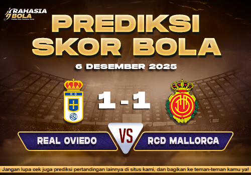 Prediksi Skor Bola Real Oviedo vs Mallorca 6 Desember 2025