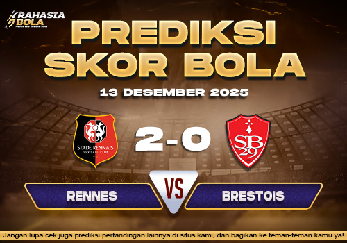 Prediksi Skor Bola Rennes vs Brestois 13 Desember 2025