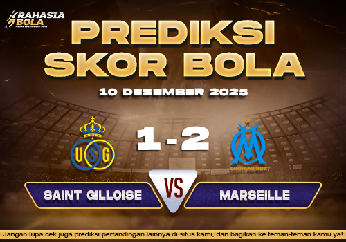 Prediksi Skor Bola Saint Gilloise vs Marseille 10 Desember 2025