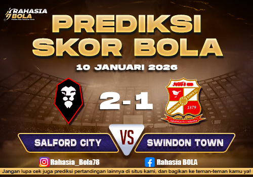 Prediksi Skor Bola Salford vs Swindon 10 Januari 2026