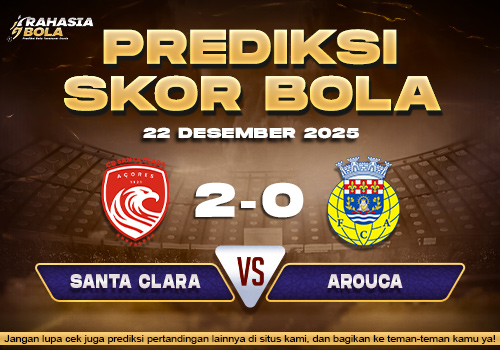 Prediksi Skor Bola Santa Clara vs Arouca 22 Desember 2025 1