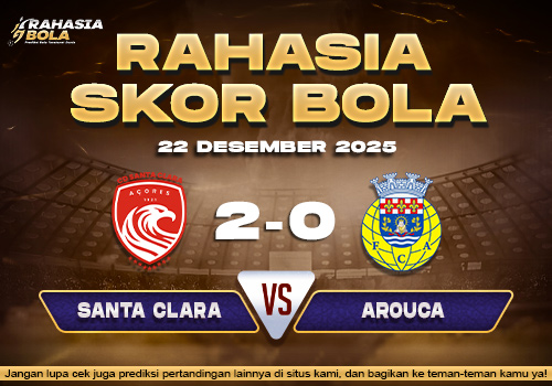 Prediksi Skor Bola Santa Clara vs Arouca 22 Desember 2025
