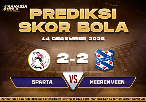 Prediksi Skor Bola Sparta vs Heerenveen 14 Desember 2025