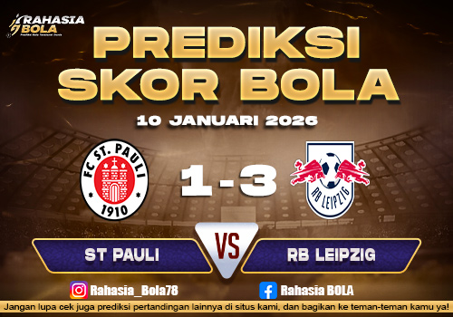 Prediksi Skor Bola St.Pauli vs Leipzig 10 Januari 2026 1