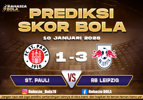 Prediksi Skor Bola St.Pauli vs Leipzig 10 Januari 2026