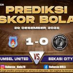 Prediksi Skor Bola Sumset Utd vs Bekasi City 29 Desember 2025